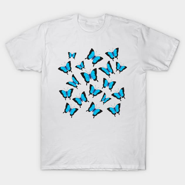 Ulysses Butterflies T-Shirt by Nutmegfairy